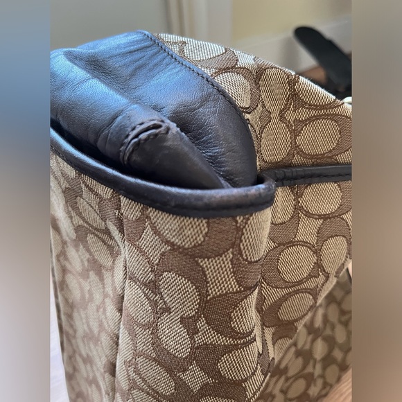 Coach signature brown jacquard bag - Picture 12 of 12